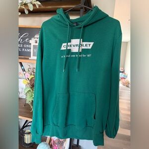 Chemistry Green Crewneck Sweatshirt with Logo Tag